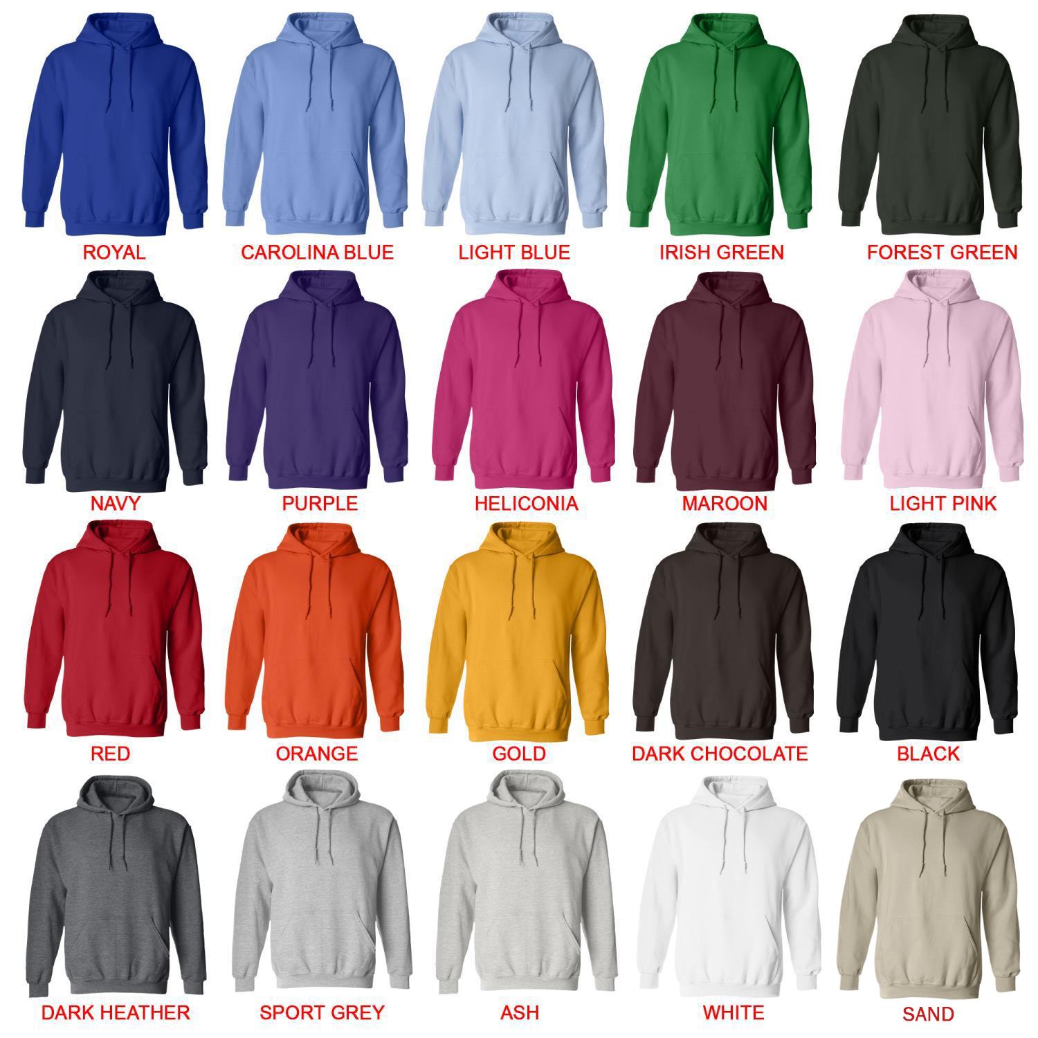 hoodie color chart - Sex And The City Store