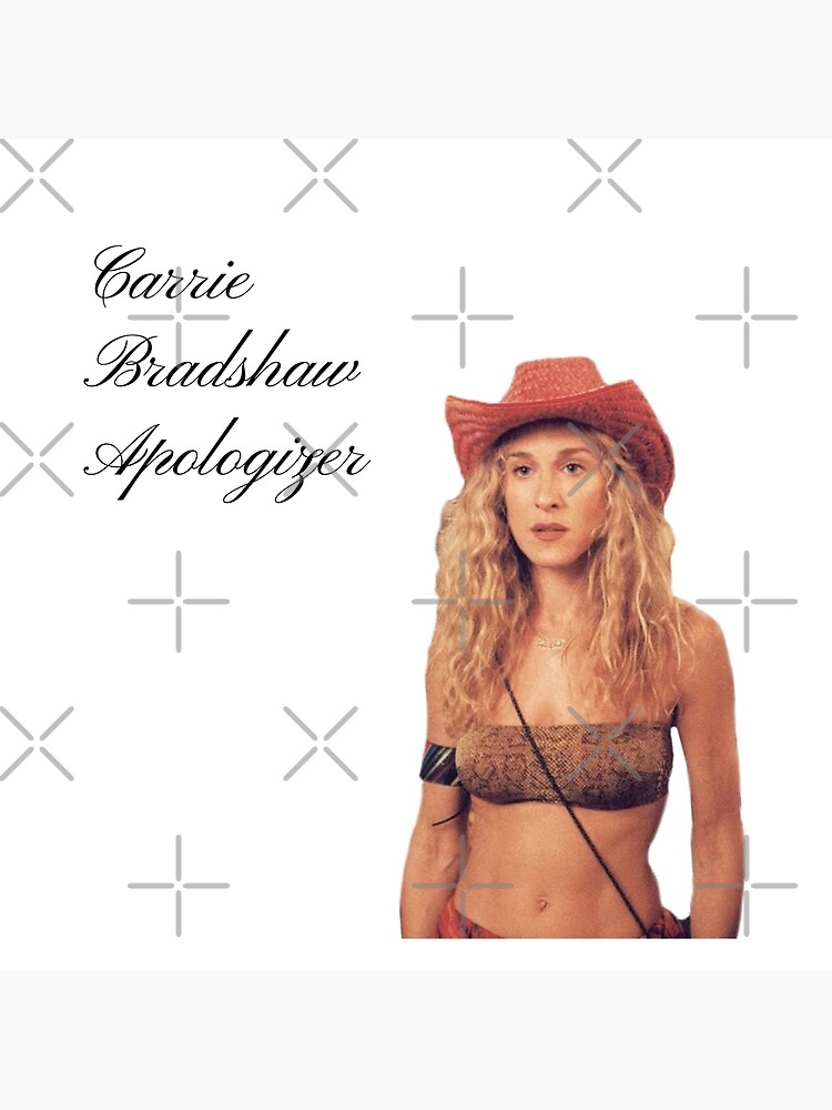 Carrie Bradshaw Apologizer Throw Pillow - Image 2