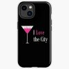I Love The City Pink Iphone Case