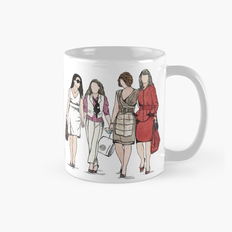 Sex And The City Carrie Samantha Charlotte And Miranda Iconic Girl Squad Mug