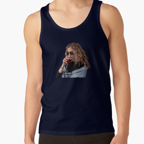 Alone Carrie Bradshaw Wine Tank Top