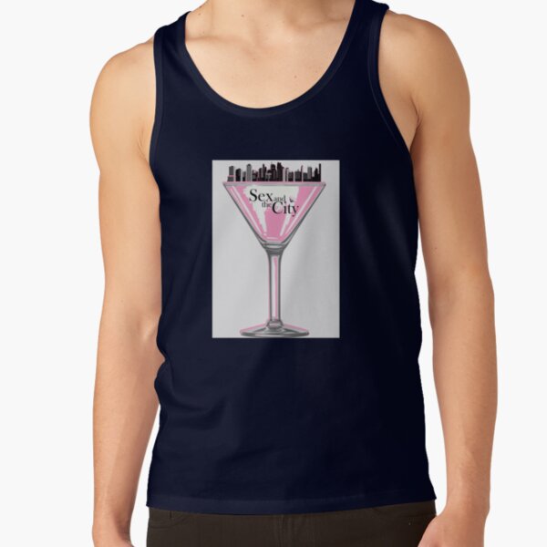 Sact Pink Martini Glass Tank Top - Image 5