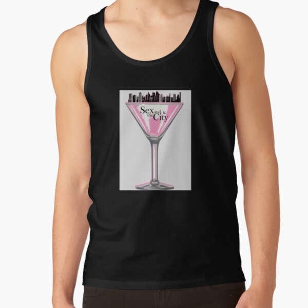 Sact Pink Martini Glass Tank Top - Image 2