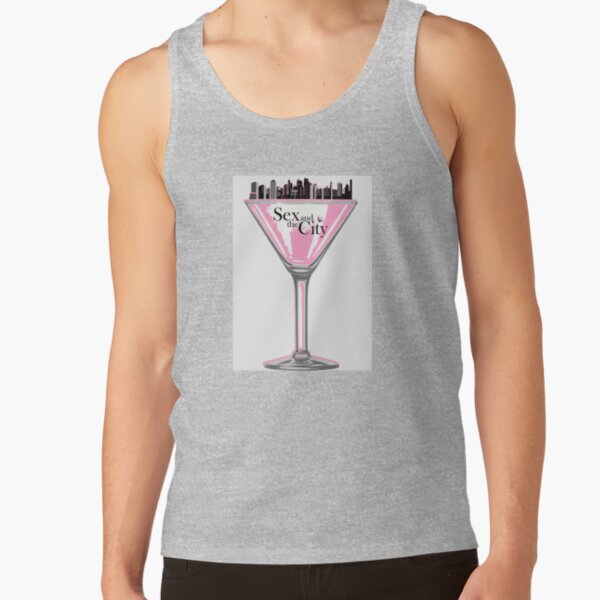 Sact Pink Martini Glass Tank Top - Image 3