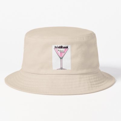 Pink Martini Glass Bucket Hat