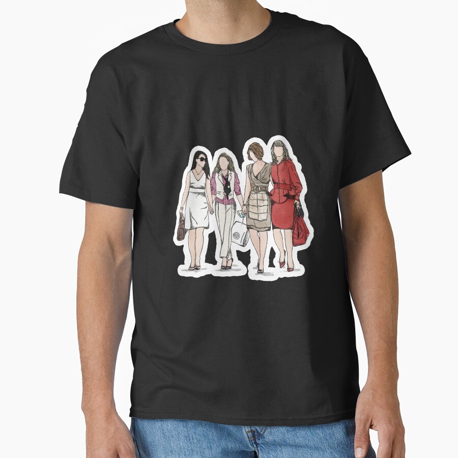 Sex And The City Art 4 Girls T-shirt - Image 3