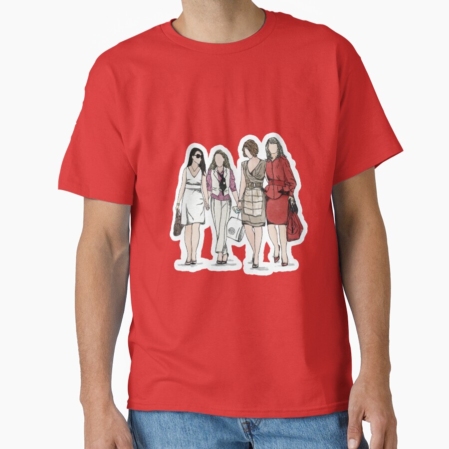 Sex And The City Art 4 Girls T-shirt - Image 5