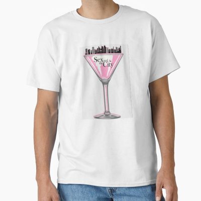 Sact Pink Martini Glass T-shirt