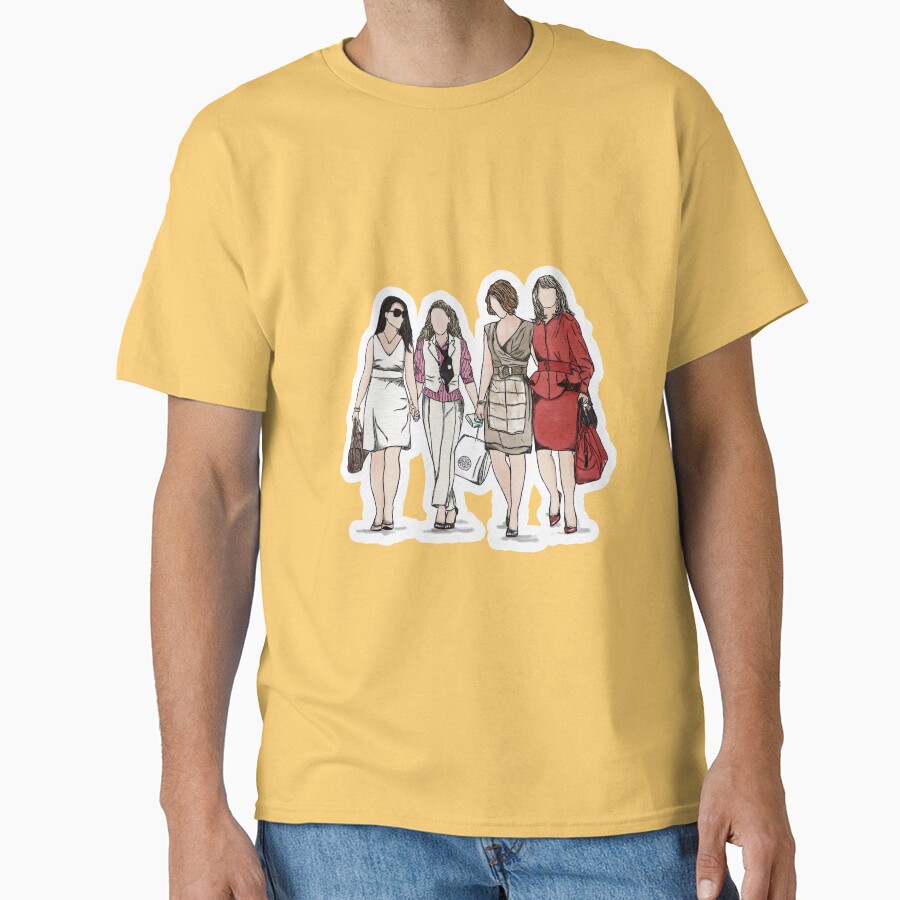 Sex And The City Art 4 Girls T-shirt - Image 6