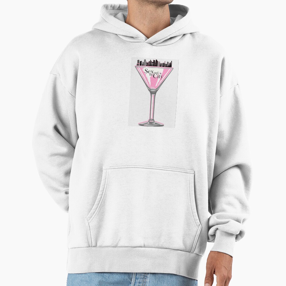 Sact Pink Martini Glass Hoodie
