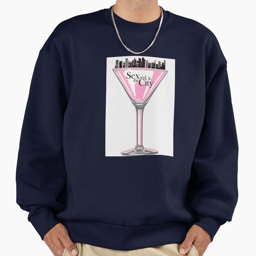 Sact Pink Martini Glass Sweatshirt - Image 5