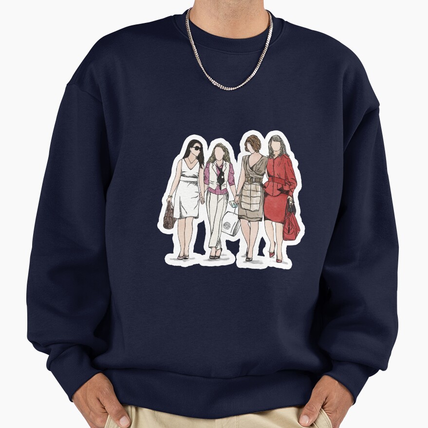 Sex And The City Art 4 Girls Sweatshirt - Image 5