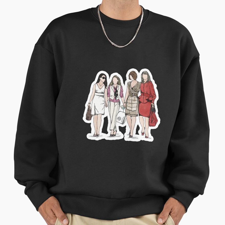 Sex And The City Art 4 Girls Sweatshirt - Image 3