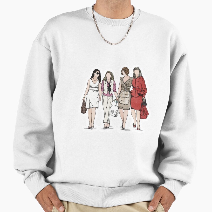 Sex And The City Art 4 Girls Sweatshirt - Image 2