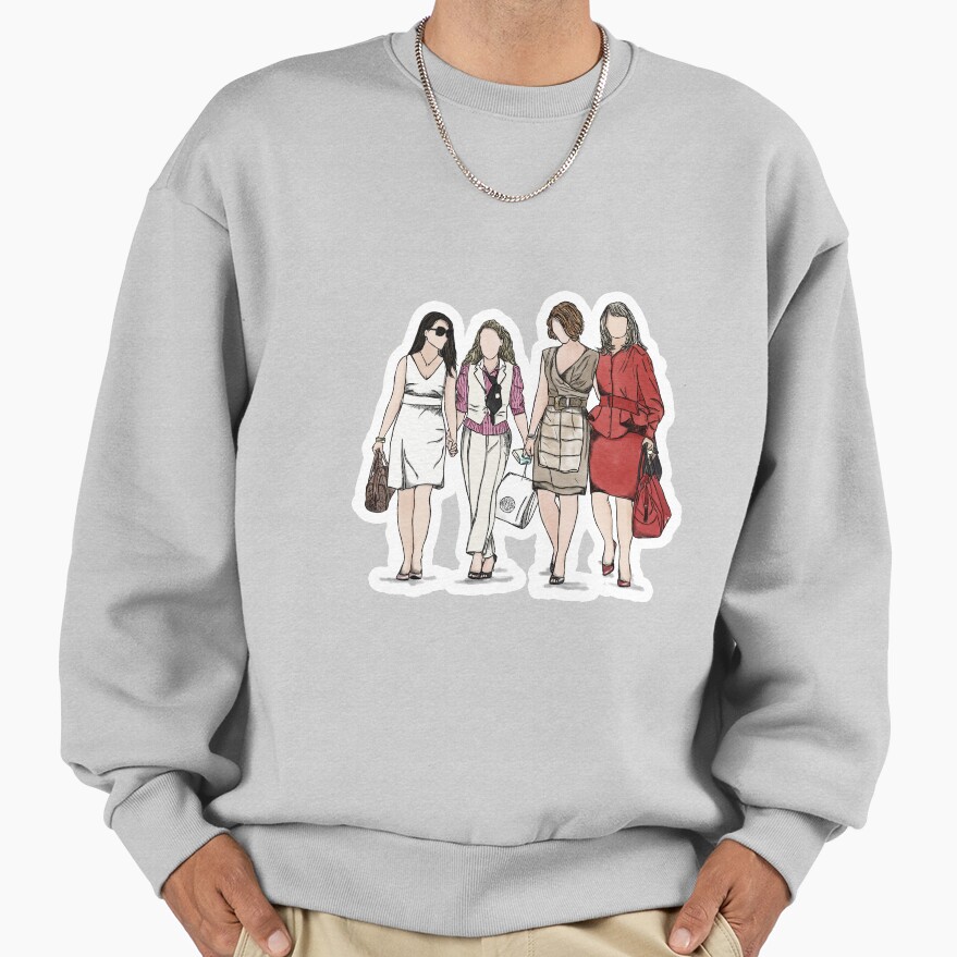 Sex And The City Art 4 Girls Sweatshirt - Image 4