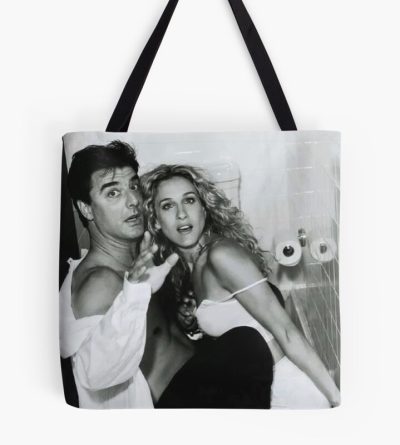 Carrie And Big Bathroom Photo Tote Bag