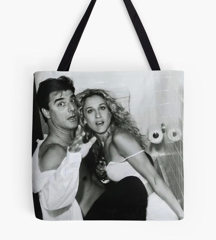 Carrie And Big Bathroom Photo Tote Bag