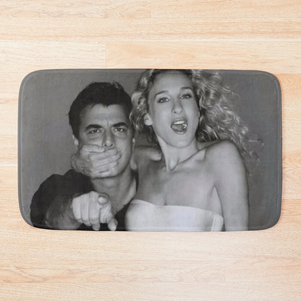 Carrie And Big Photo Bath Mat