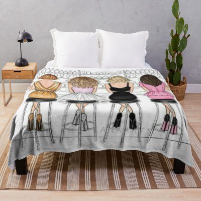 Sex And The City Girls In Bar Throw Blanket