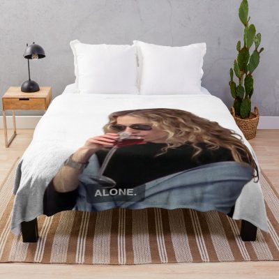 Alone Carrie Bradshaw Throw Blanket