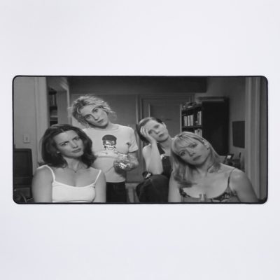 Sex And The City Black And White Mouse Pad