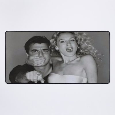 Carrie And Big Photo Mouse Pad