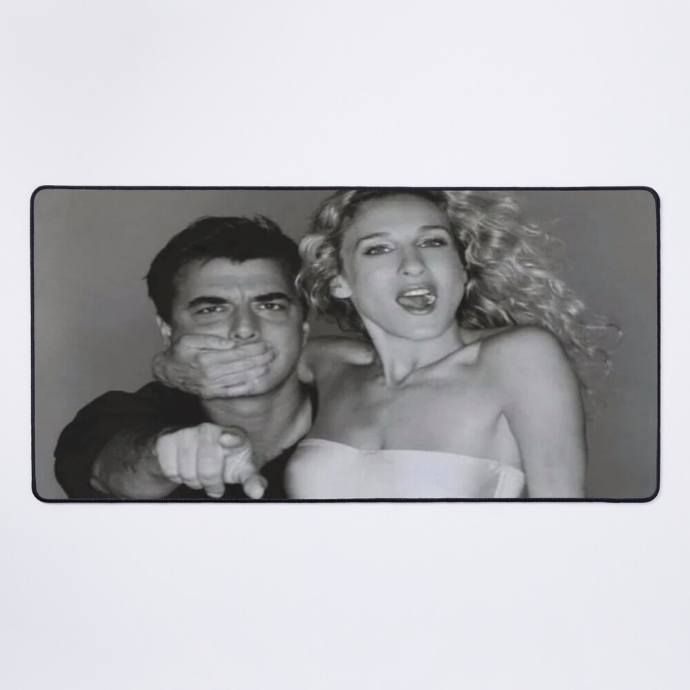 Carrie And Big Photo Mouse Pad