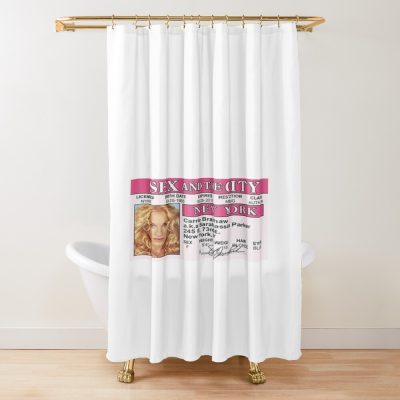 Carrie Bradshow License Id Shower Curtain