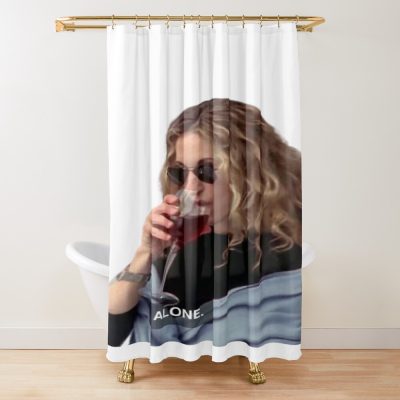 Alone Carrie Bradshaw Sex And The City Shower Curtain