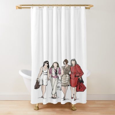 Sex And The City 4 Girls Shower Curtain