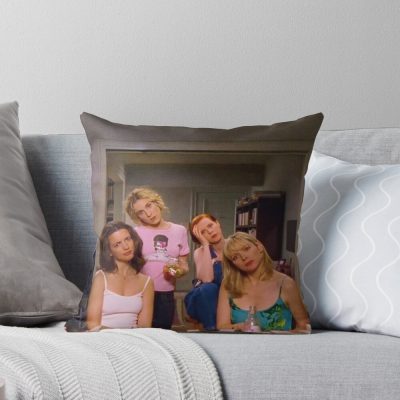Sex And The City Girls In House Throw Pillow