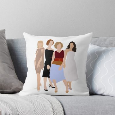 Sex And The City Women Throw Pillow