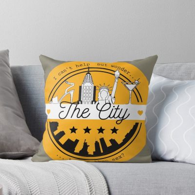 Miranda And The City Throw Pillow