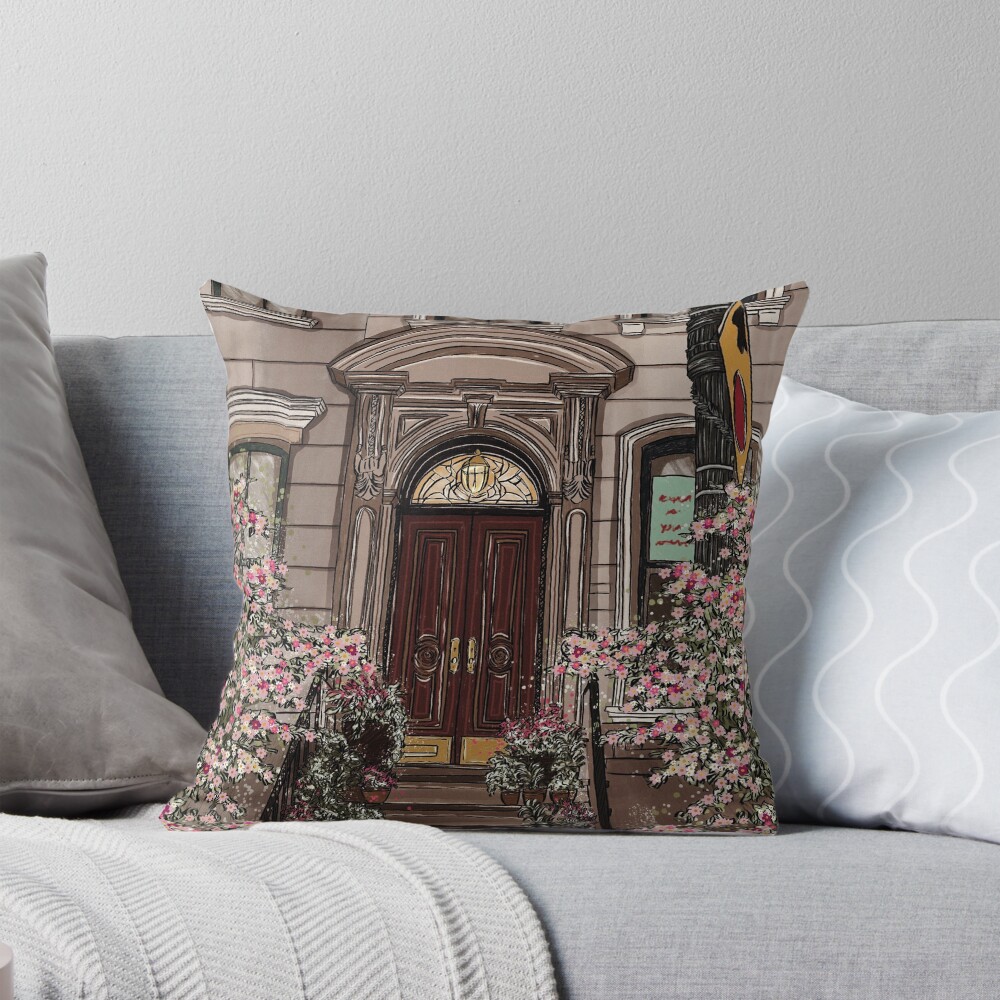 Sex And The City Carrie Apartment Throw Pillow