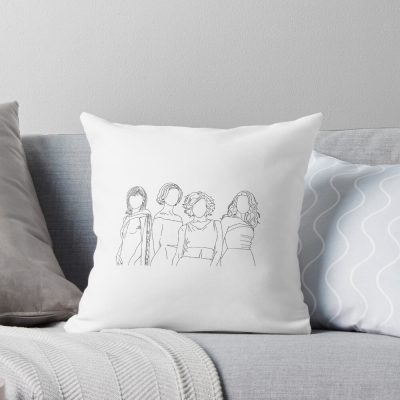 Sex And The City Art Girls Throw Pillow