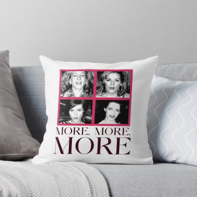 Satc More More More Throw Pillow